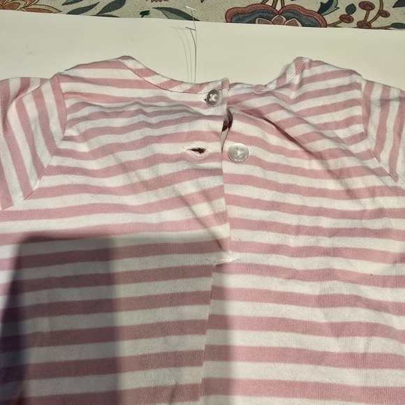 Good Lad Pink and White Striped Dress - Picture 3 of 3